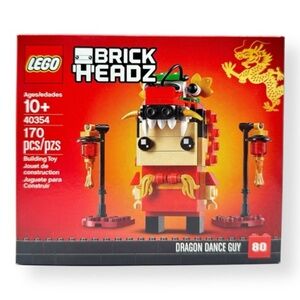 LEGO BRICK'H'EADZ "Dragon Dance Guy" 40354 UNOPENED